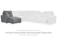 ModMax II Reclining Sectional with Chaise and Audio Console - Faith Furniture (Manhattan, KS)