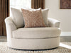 Steelwater Retreat Oversized Swivel Accent Chair - Faith Furniture (Manhattan, KS)