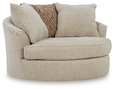 Steelwater Retreat Oversized Swivel Accent Chair - Faith Furniture (Manhattan, KS)