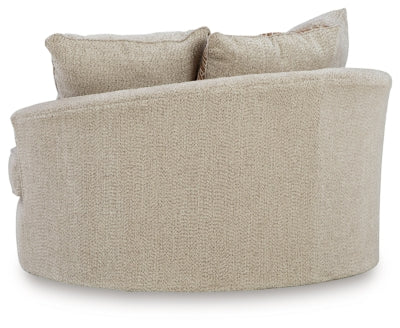 Steelwater Retreat Oversized Swivel Accent Chair - Faith Furniture (Manhattan, KS)