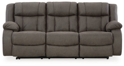 First Base Reclining Sofa - Faith Furniture (Manhattan, KS)