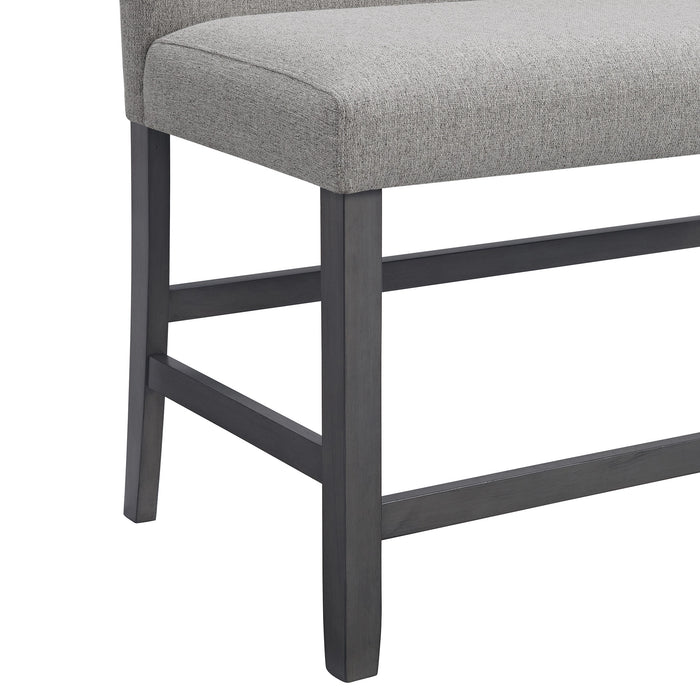 Seneca Counter Height Dining Set in Brown-Table and Four Chairs
