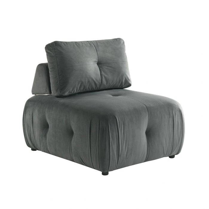 Nahla Modular Chair in Marine Light Grey