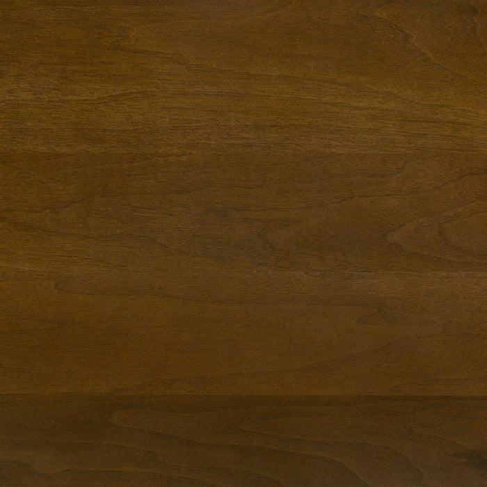 Malibu Bench with Grey Fabric in Walnut
