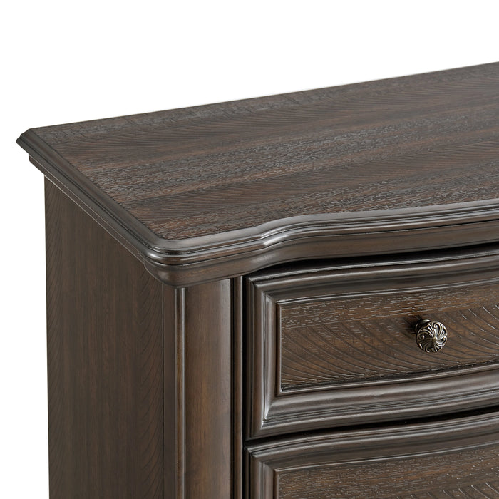 Brunswick Dresser and Mirror Set in Mahogany