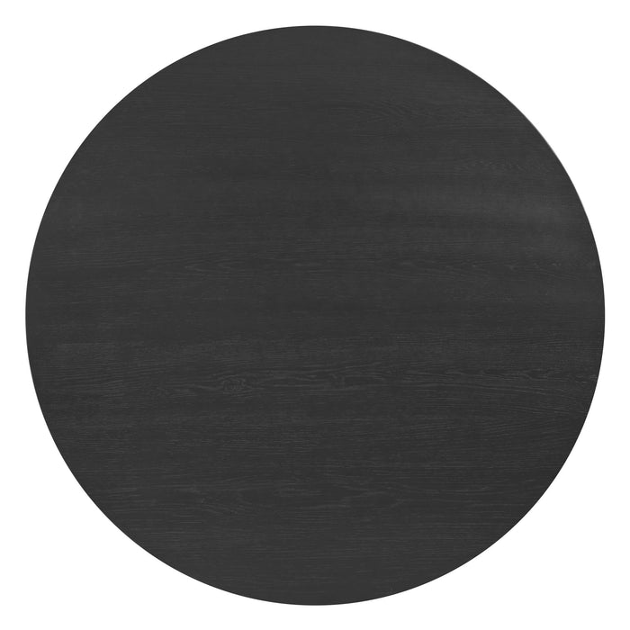 Portland Round Dining Table in Black