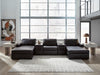 Modmax II Double Chaise Sectional with Audio Consoles - Faith Furniture (Manhattan, KS)
