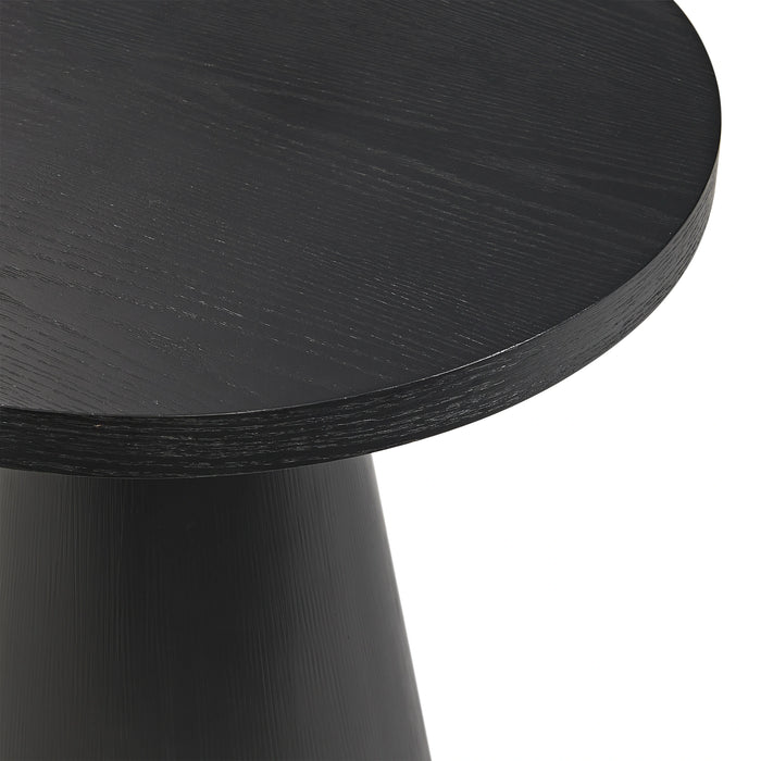 Portland 2PC Occasional Table Set in Black-Coffee Table & End Table