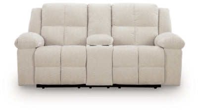 Orlen Reclining Loveseat with Console - Faith Furniture (Manhattan, KS)
