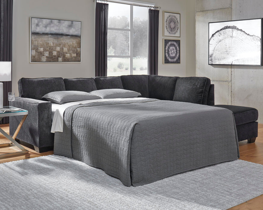 Altari Sleeper Sectional with Chaise - Faith Furniture (Manhattan, KS)