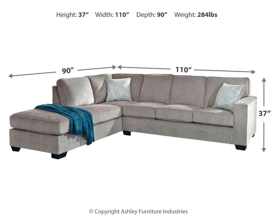 Altari Sleeper Sectional with Chaise - Faith Furniture (Manhattan, KS)