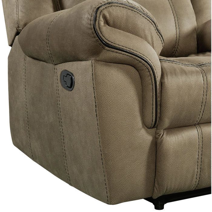 Sorrento 2PC Living Room Set in T101 Brown-Sofa & Loveseat