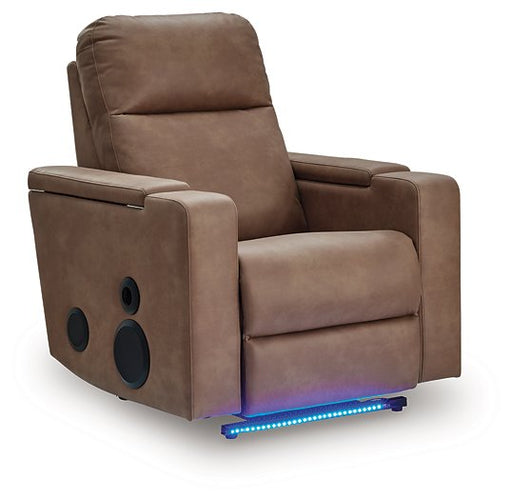 Lorrenton Power Glider Recliner with Audio System - Faith Furniture (Manhattan, KS)