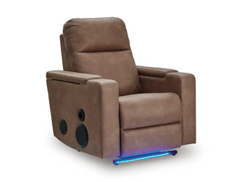 Lorrenton Power Glider Recliner with Audio System - Faith Furniture (Manhattan, KS)