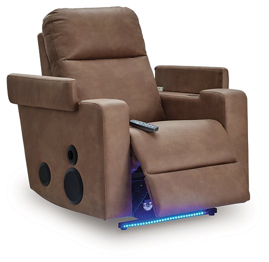 Lorrenton Power Glider Recliner with Audio System - Faith Furniture (Manhattan, KS)