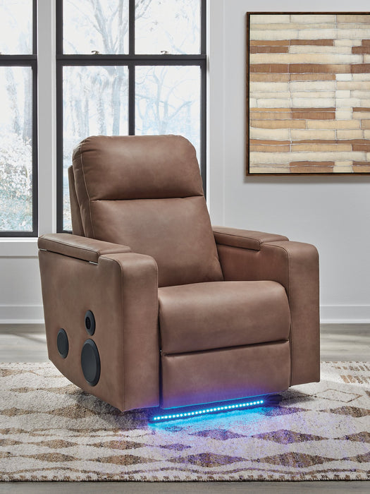 Lorrenton Power Glider Recliner with Audio System - Faith Furniture (Manhattan, KS)