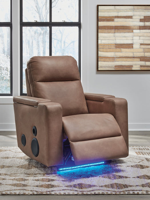 Lorrenton Power Glider Recliner with Audio System - Faith Furniture (Manhattan, KS)