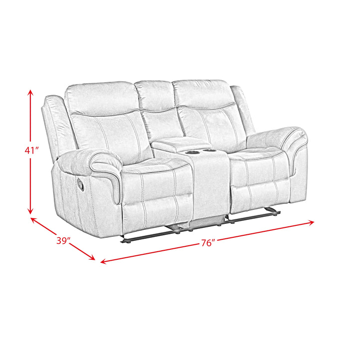 Sorrento 2PC Living Room Set in T101 Brown-Sofa & Loveseat