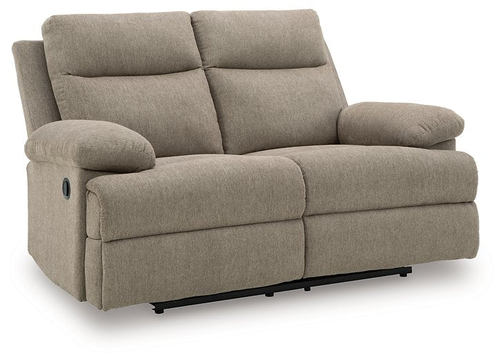 Side-Swipe Reclining Loveseat - Faith Furniture (Manhattan, KS)
