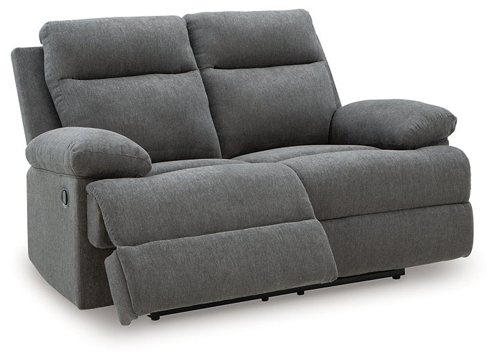 Side-Swipe Reclining Loveseat - Faith Furniture (Manhattan, KS)