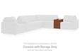 Modmax Balanced Sectional with Audio and Storage Consoles - Faith Furniture (Manhattan, KS)