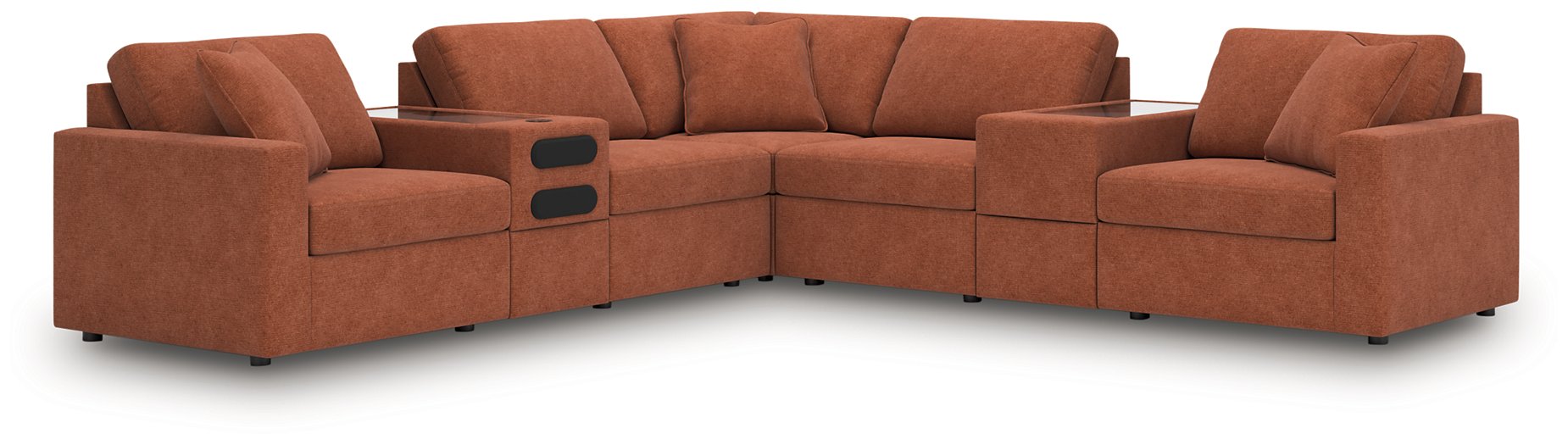 Modmax Balanced Sectional with Audio and Storage Consoles - Faith Furniture (Manhattan, KS)