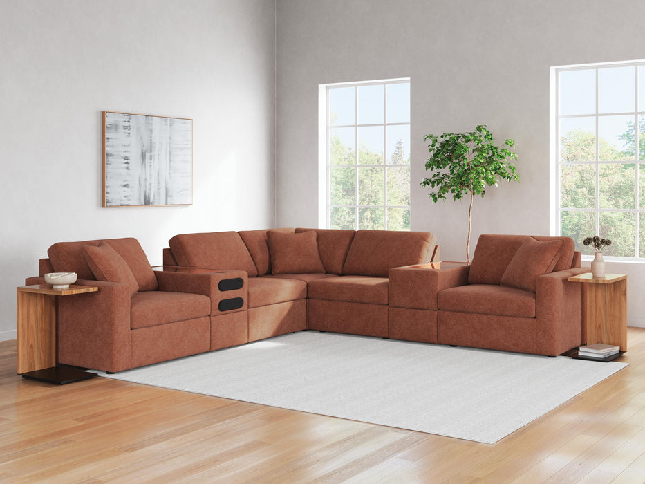 Modmax Balanced Sectional with Audio and Storage Consoles - Faith Furniture (Manhattan, KS)