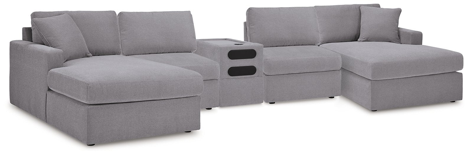 Modmax 5 Piece Sectional with Audio Console - Faith Furniture (Manhattan, KS)
