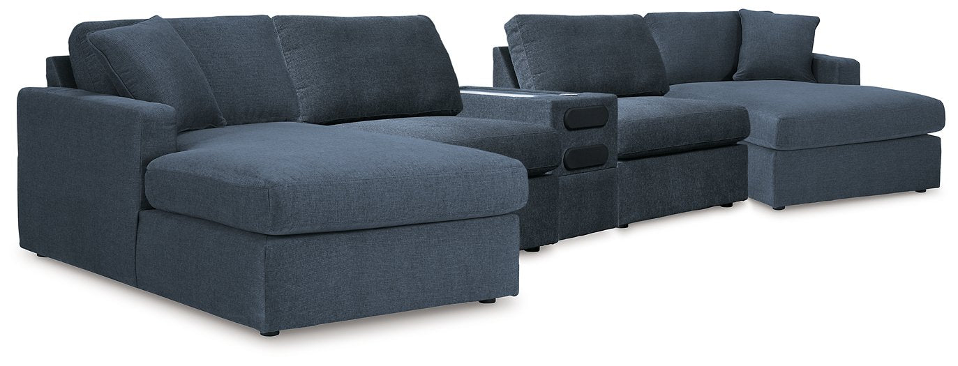 Modmax 5 Piece Sectional with Audio Console - Faith Furniture (Manhattan, KS)
