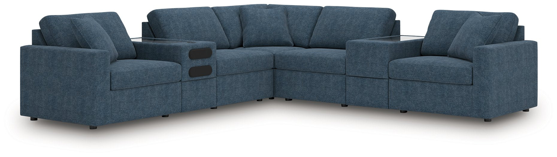 Modmax Balanced Sectional with Audio and Storage Consoles - Faith Furniture (Manhattan, KS)