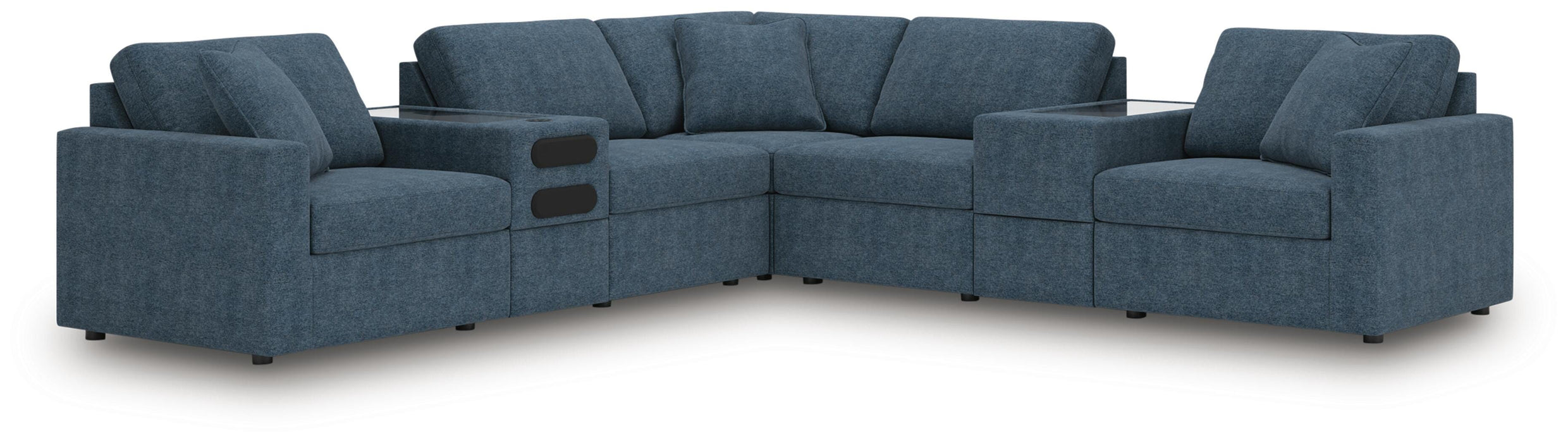 Modmax Balanced Sectional with Audio and Storage Consoles - Faith Furniture (Manhattan, KS)