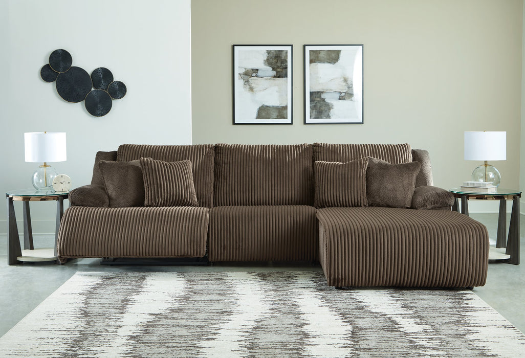 Top Tier Sectional Sofa Chaise - Faith Furniture (Manhattan, KS)