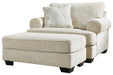 Monaghan Oversized Chair and Ottoman - Faith Furniture (Manhattan, KS)