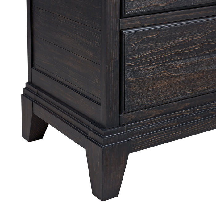 Montrose Chest in Espresso & Brown