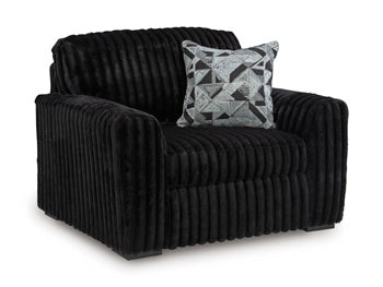 Midnight-Madness Oversized Chair - Faith Furniture (Manhattan, KS)