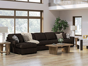 Midnight-Madness Sectional Sofa with Chaise - Faith Furniture (Manhattan, KS)