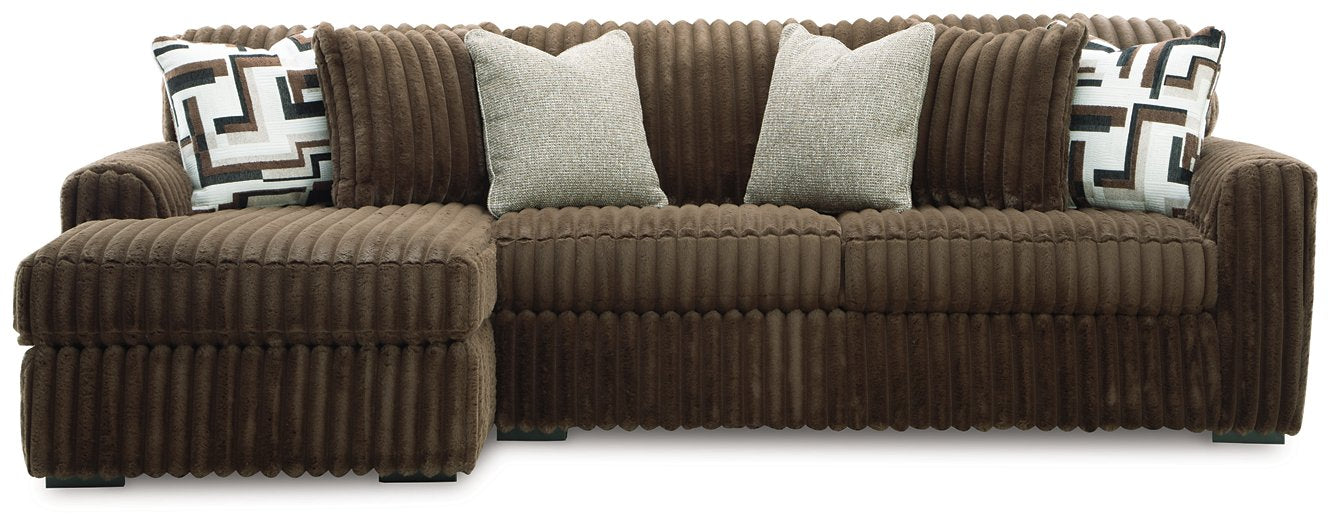 Midnight-Madness Sectional Sofa with Chaise - Faith Furniture (Manhattan, KS)