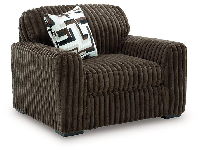 Midnight-Madness Oversized Chair - Faith Furniture (Manhattan, KS)