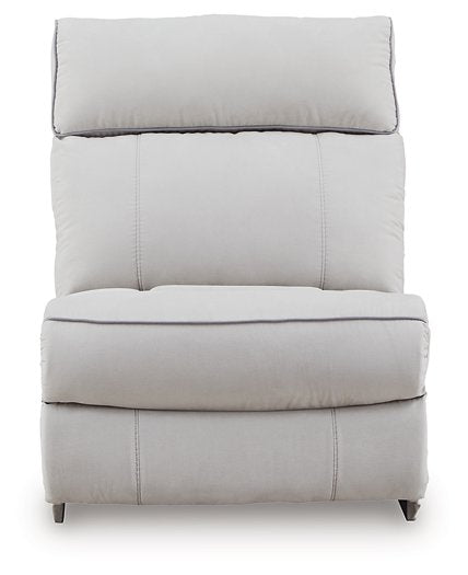 Social Pointe Reclining Sectional with Storage Console - Faith Furniture (Manhattan, KS)