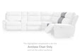 Social Pointe Reclining Sectional with Storage Console - Faith Furniture (Manhattan, KS)