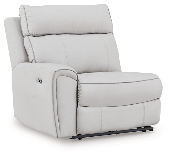Social Pointe Reclining Sectional with Storage Console - Faith Furniture (Manhattan, KS)