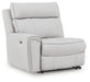 Social Pointe Reclining Sectional with Storage Console - Faith Furniture (Manhattan, KS)