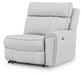 Social Pointe Reclining Sectional with Storage Console - Faith Furniture (Manhattan, KS)
