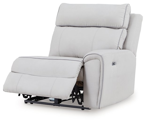 Social Pointe Reclining Sectional with Storage Console - Faith Furniture (Manhattan, KS)