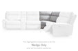 Social Pointe Reclining Sectional with Storage Console - Faith Furniture (Manhattan, KS)