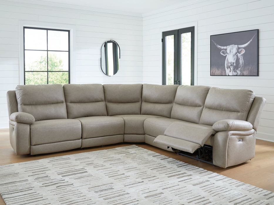 Narwhal Place Power Reclining Sectional - Faith Furniture (Manhattan, KS)