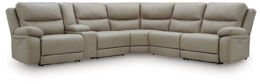 Narwhal Place Reclining Sectional with Storage Console - Faith Furniture (Manhattan, KS)