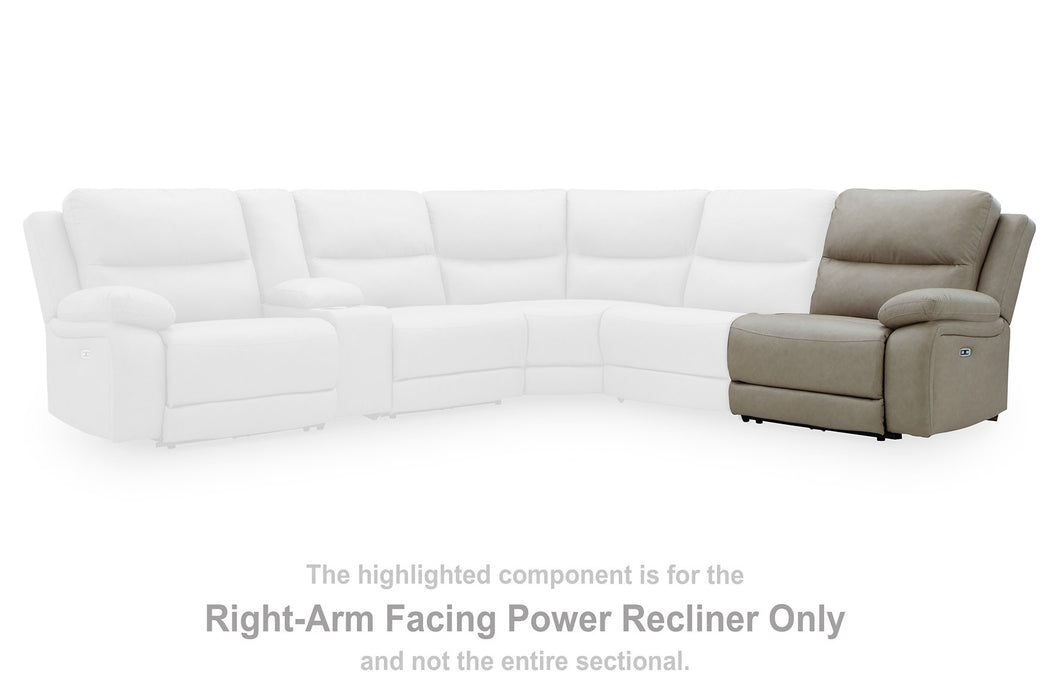 Narwhal Place Power Reclining Sectional - Faith Furniture (Manhattan, KS)