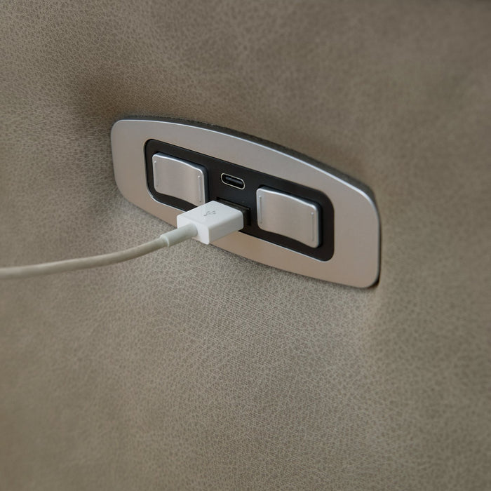 Narwhal Place Power Reclining Sectional - Faith Furniture (Manhattan, KS)