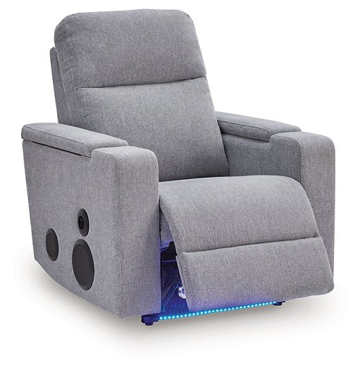 Pineland Power Glider Recliner with Audio System - Faith Furniture (Manhattan, KS)